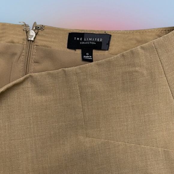 THE LIMITED Women’s 6 Tan Pencil Skirt - Picture 2 of 3